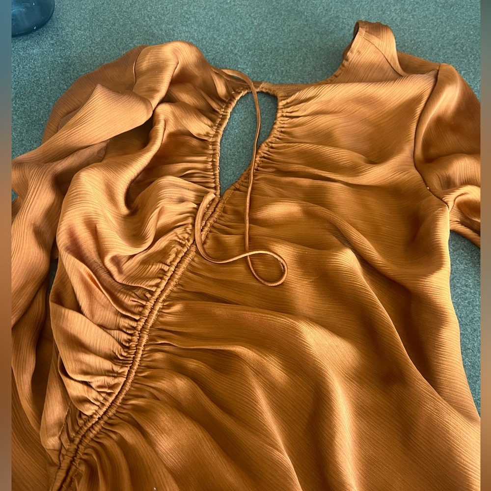 NBD copper dress -from revolve
